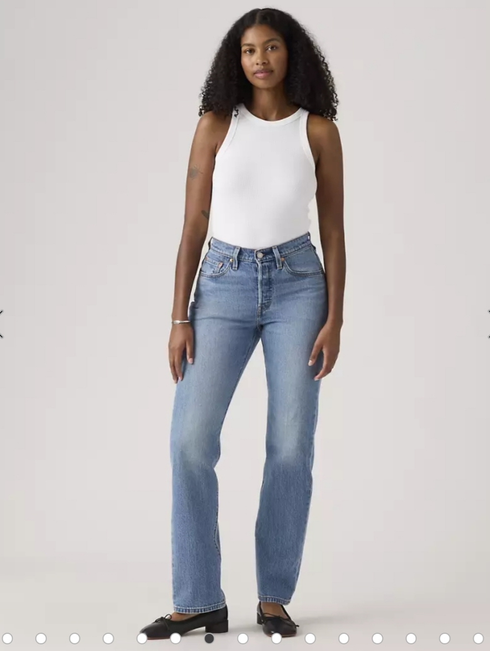 NWT Levi's 501 Curve Lucid Dreams Jeans Size 30/30